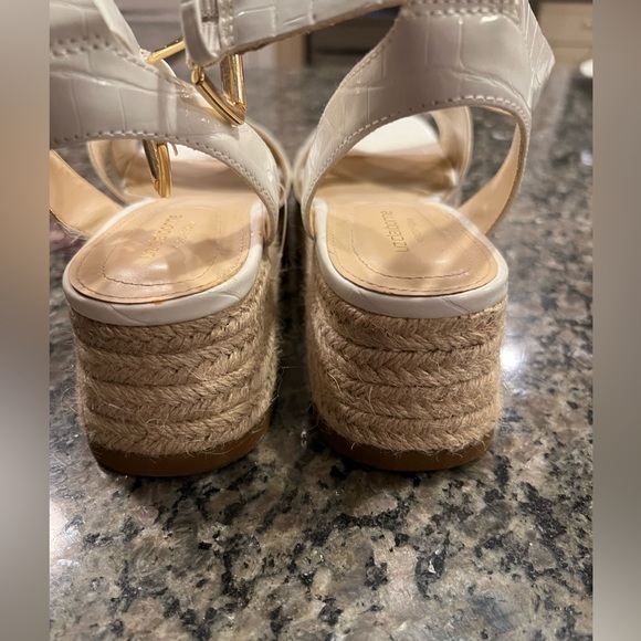 White Wedge Sandals - Picture 4 of 5